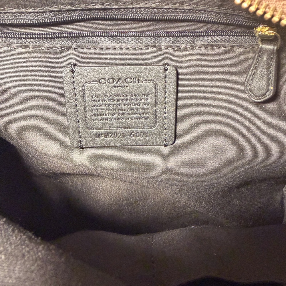 Coach Women's Court Backpack in Signature Canvas - Brown/Black - Picture 8 of 8
